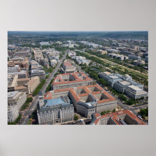 Bundesstaatlich Triangle Washington D.C. Poster