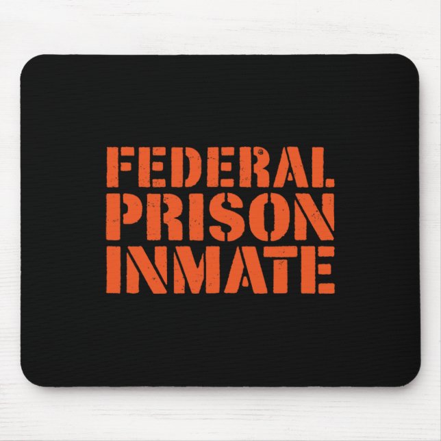 Bundesstaatliche Gefängnisinsasse Uniform Number F Mousepad (Vorne)