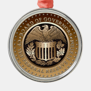 Bundesstaatliche Reserve Silbernes Ornament