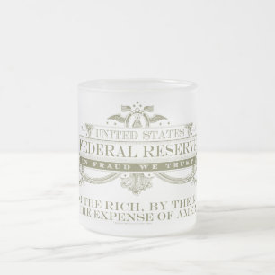 Bundesstaatliche Reserve-Tasse Mattglastasse