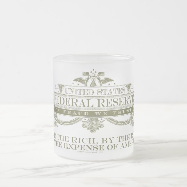 Bundesstaatliche Reserve-Tasse Mattglastasse (Mittel)