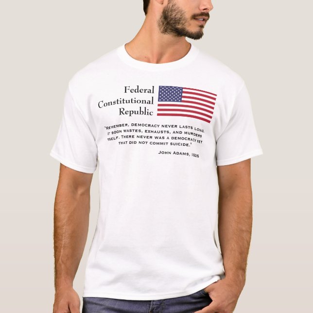 Bundesstaatliche Verfassungsrepublik T-Shirt (Vorderseite)
