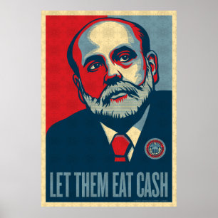 Bundesstaatlicher Notenbankchef Ben Bernanke Print Poster