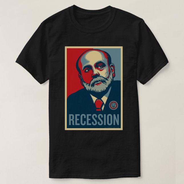 Bundesstaatlicher Notenbankchef Ben Bernanke T-Shirt (Design vorne)