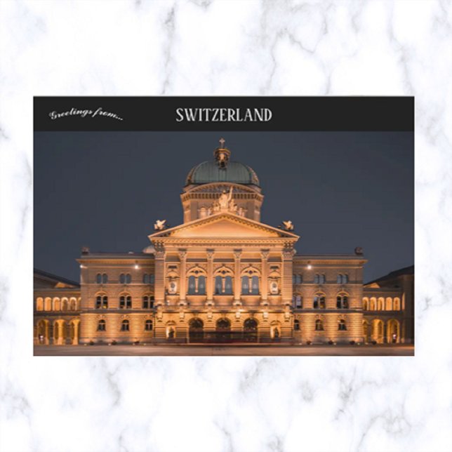 Bundesstaatlicher Palast Bern - Schweiz Postkarte (Von Creator hochgeladen)