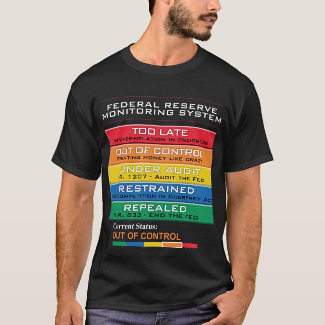 Bundesstaatlicher Reserve-Überwachungsanlage-T - T-Shirt (Vorderseite)