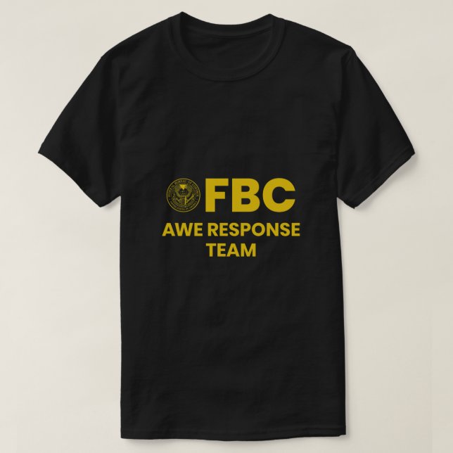 Bundesstaatliches Büro für Kontrolle - AWE Respons T-Shirt (Design vorne)