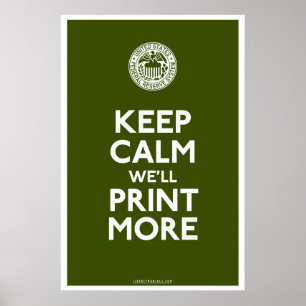 Bundesstaatliches Reserveplakat Poster