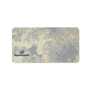 Bundeswehr-Emblem Adressaufkleber