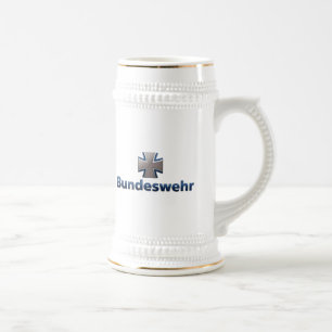 Bundeswehr-Emblem Bierglas