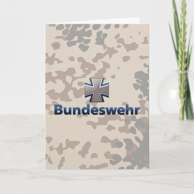 Bundeswehr-Emblem Karte (Vorderseite)
