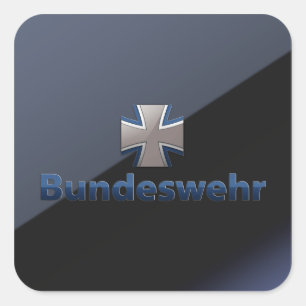 Bundeswehr-Emblem Quadratischer Aufkleber
