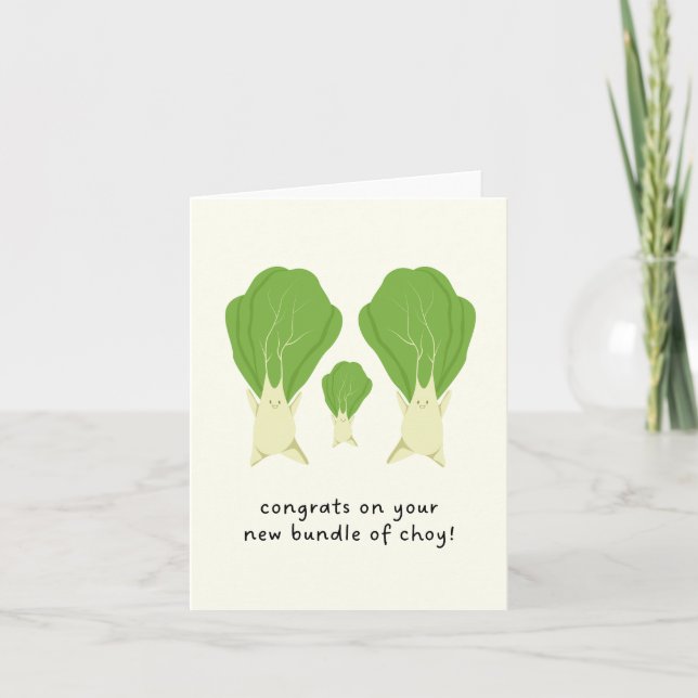 Bundle of Choy Baby-Karte Karte (Vorderseite)