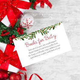 Bundle of Joy Christmas Baby Shower Books for Baby Begleitkarte