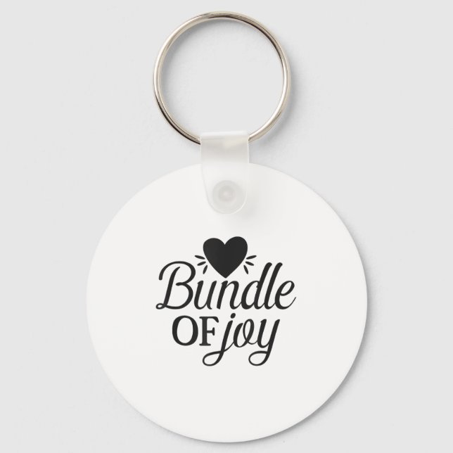 Bundle Of Joy Love Quote Cute Motivation  Schlüsselanhänger (Vorderseite)
