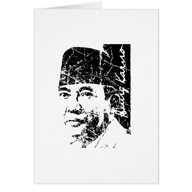 Bung Karno (Vorne)