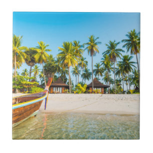 Bungalowe auf dem Strand   Ko Mook, Thailand Fliese