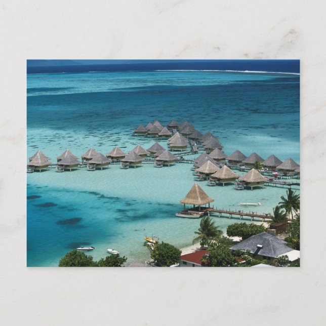 Bungalows des Beachcomber Hotels Postkarte (Vorderseite)