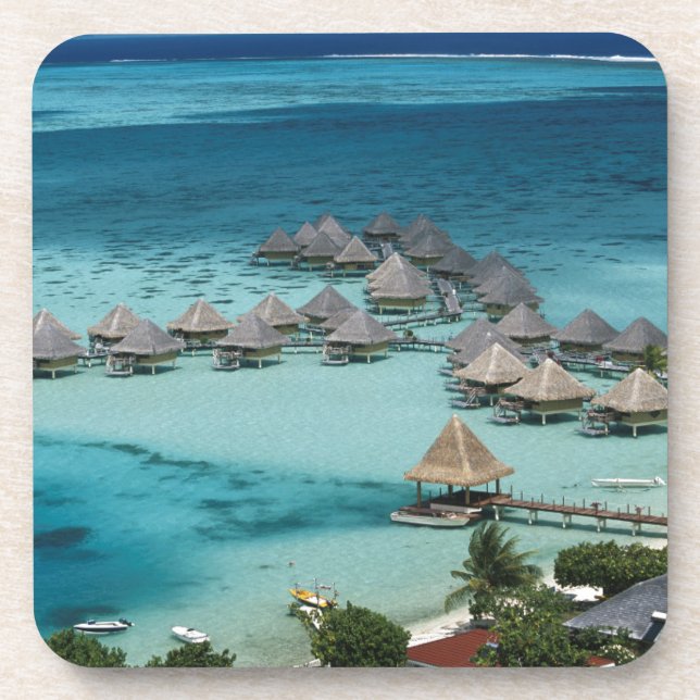 Bungalows des Beachcomber Hotels Untersetzer (Vorderseite)