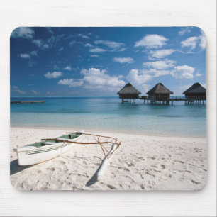 Bungalows vom Strand Motu Toopua Mousepad