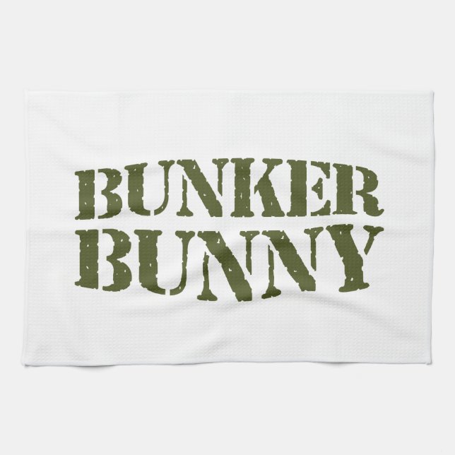 BUNKER BUNNY GESCHIRRTUCH (Horizontal)