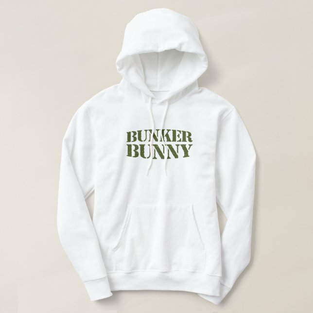 BUNKER BUNNY HOODIE (Design vorne)