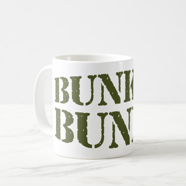 BUNKER BUNNY KAFFEETASSE (Vorderseite Links)