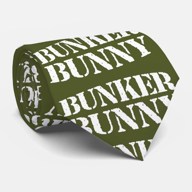 BUNKER BUNNY KRAWATTE (Gerollt)