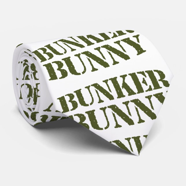 BUNKER BUNNY KRAWATTE (Gerollt)