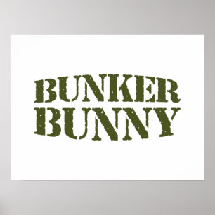 BUNKER BUNNY POSTER
