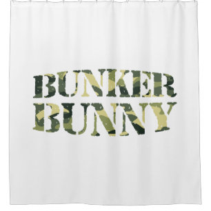 BUNKER CAMOUFLAGE / KAMOUFLAGE DUSCHVORHANG