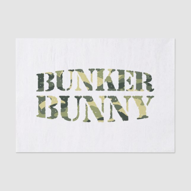 BUNKER CAMOUFLAGE / KAMOUFLAGE SEIDENPAPIER (Vorderseite)