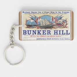 Bunker Hill Clipper Segeln 1853 Schlüsselanhänger
