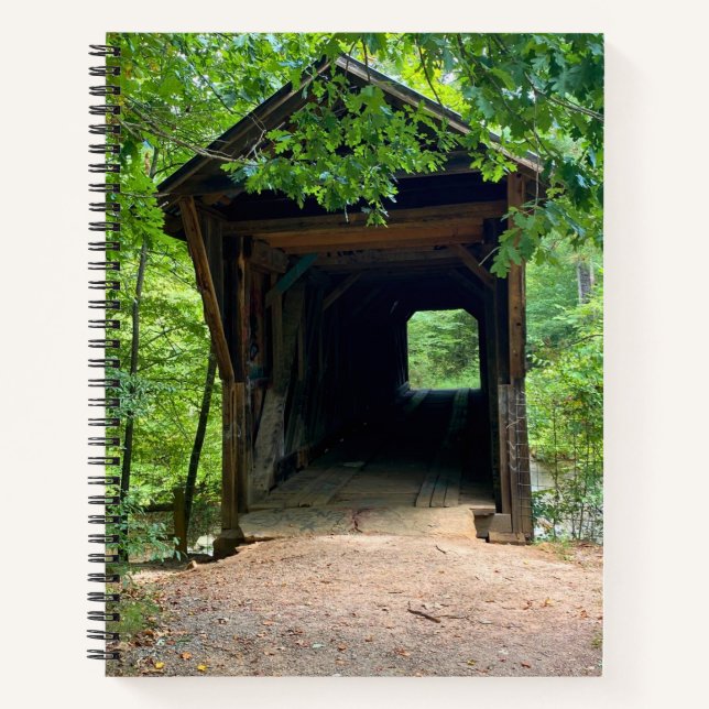 Bunker Hill Covered Bridge Notizbuch (Vorderseite)