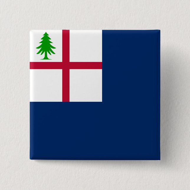 Bunker-Hill-Flagge Button (Vorderseite)
