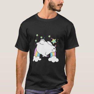 Bunni-Mais Niedlich Einhorn Bunny Rabbit Pink Fair T-Shirt