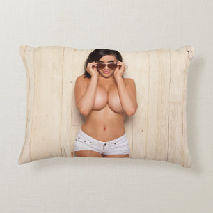 Bunnie Barreras Polyester-Akzent-Kissen 16" X12 " Zierkissen
