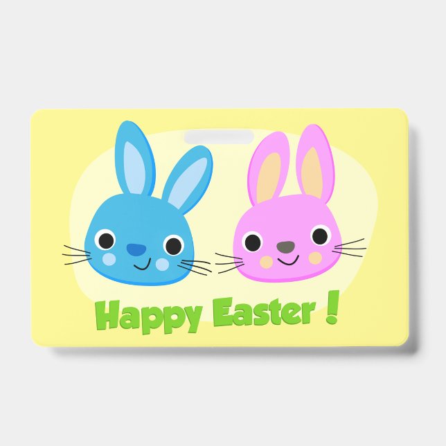 BUNNIEN "HAPPY EASTER" AUSWEIS (Vorderseite)