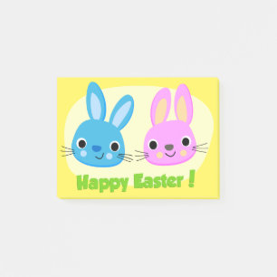 BUNNIEN "HAPPY EASTER" POST-IT KLEBEZETTEL