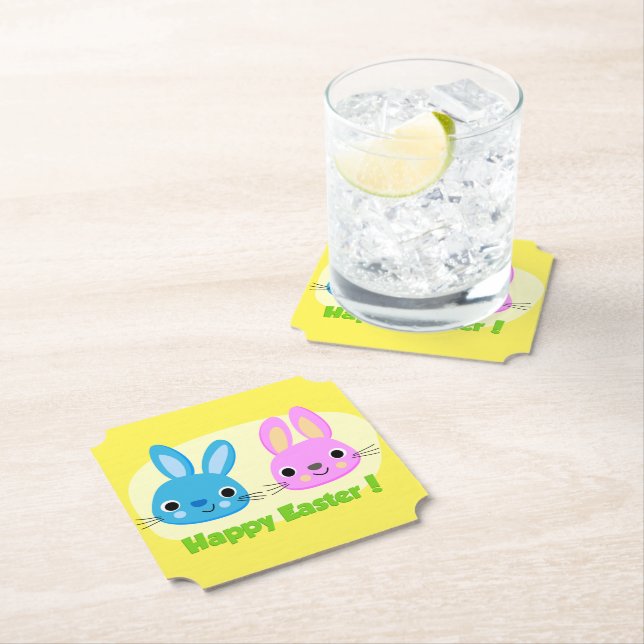 BUNNIEN "HAPPY EASTER" UNTERSETZER (Vor Ort)
