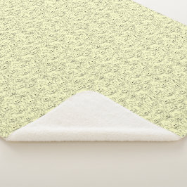 Bunnienbänder auf gelb - nahtlos. sherpadecke