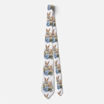 Bunnies Bunny Blume Rabbit Neck Tie
