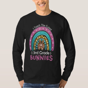 Bunnies der dritten Klasse I lehren Niedliche Leop T-Shirt