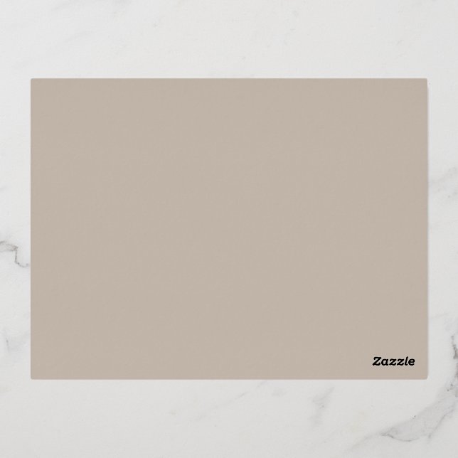 Bunnies - Foil Postcards Folie Einladungspostkarte (Rückseite)