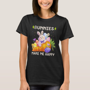 Bunnies machen mich glücklich Kleinkinder Girls Ma T-Shirt
