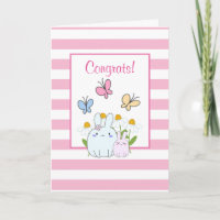Bunnies, Schmetterlinge & Milchfische Glückwunsch