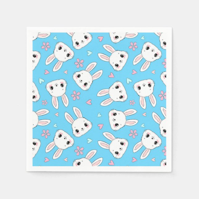 Bunnies Serviette (Vorderseite)