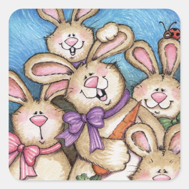Bunnies - Stickers (Vorderseite)
