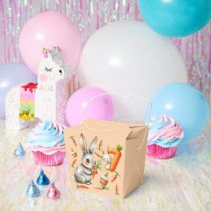Bunnies und Carrots 7. Geburtstagsparty Geschenkschachtel
