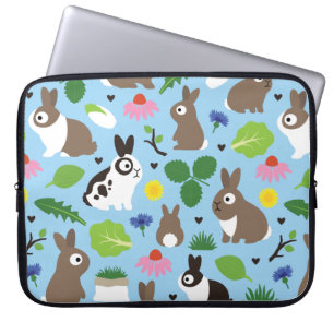 Bunnies und ihre Leckereien Laptopschutzhülle